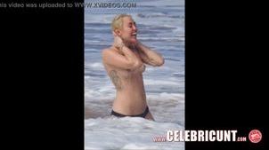 Miley Cyrus Flaunting Her Hot Nude Body Again