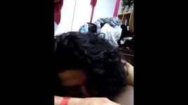 Indian girl eagerly sucking BBC cock